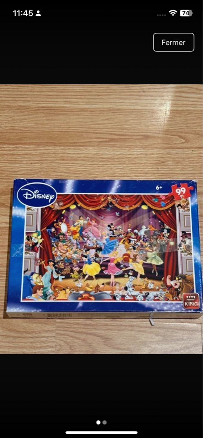 🧩 Puzzle Disney "Tous en Scène" - 99 pièces - photo numéro 1