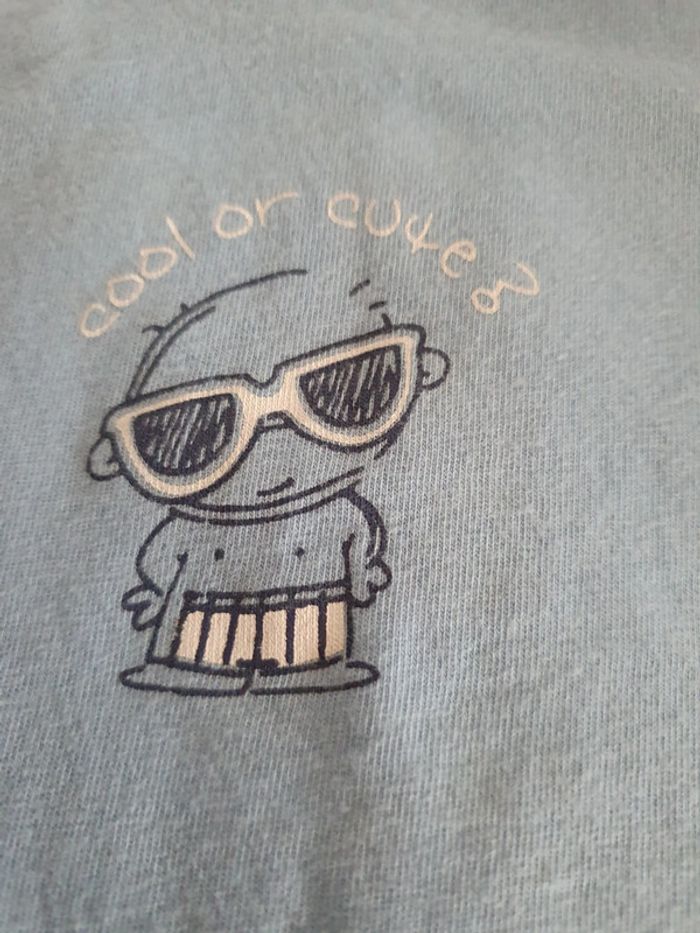 Tee shirt bleu clair - photo numéro 2