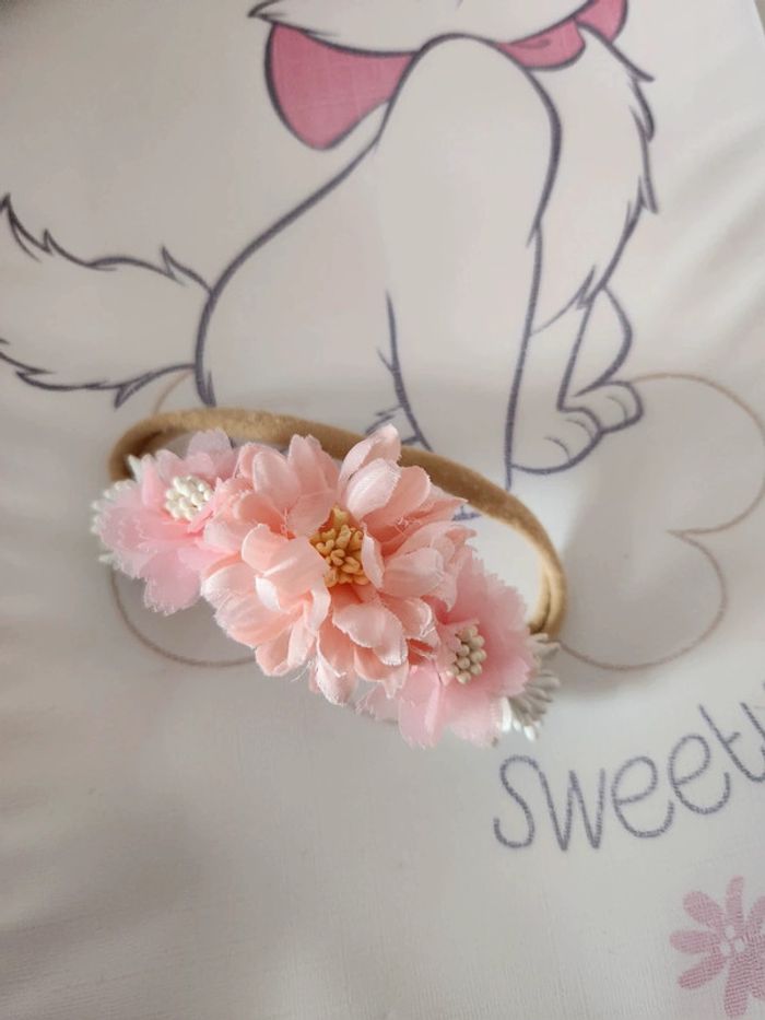 Bandeau cheveux fleuri