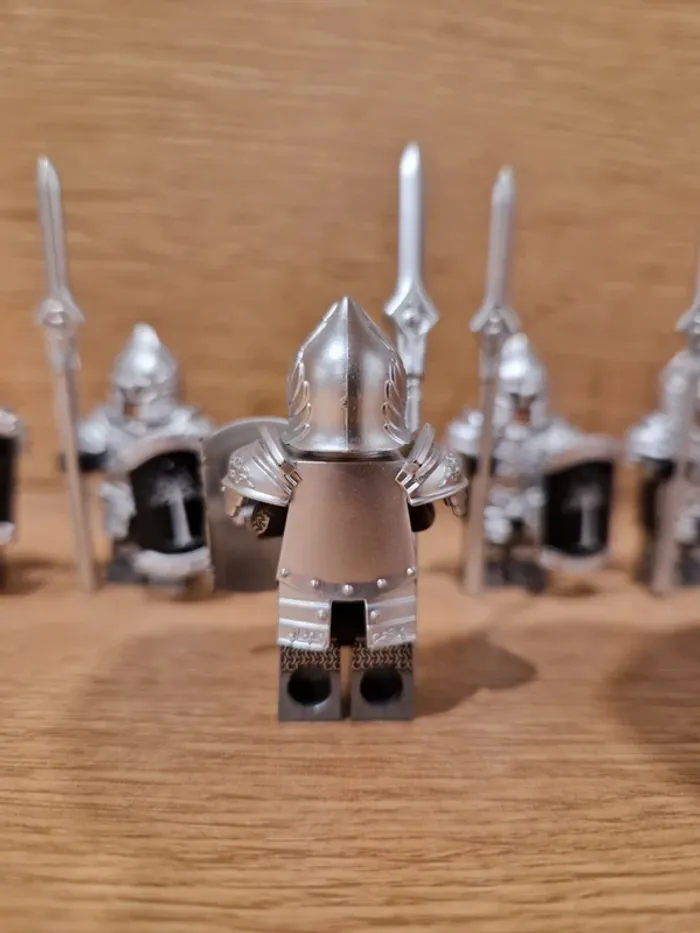 5 guerriers du gondor de minas tirith seigneur des anneaux - photo numéro 4