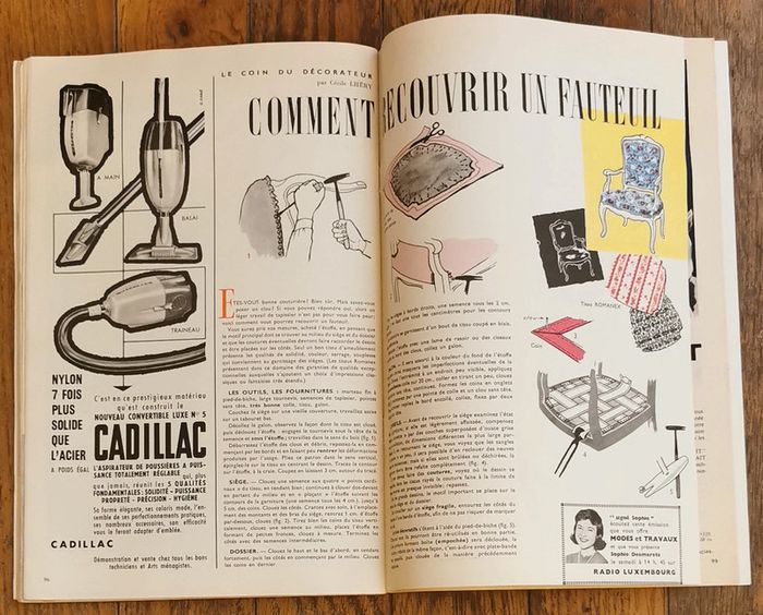 Ancien magazine 1961 Modes et travaux avec 2 patrons + supplément n°722 vintage - photo numéro 17