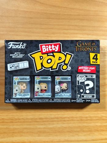 Bitty Pop! Game Of Thrones - Pack de 4 Figurines (Tyrion Lannister, Cersei Lannister, The Hound & Mystère)