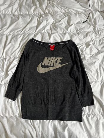 Sweat Nike noir chiné femme - Taille M