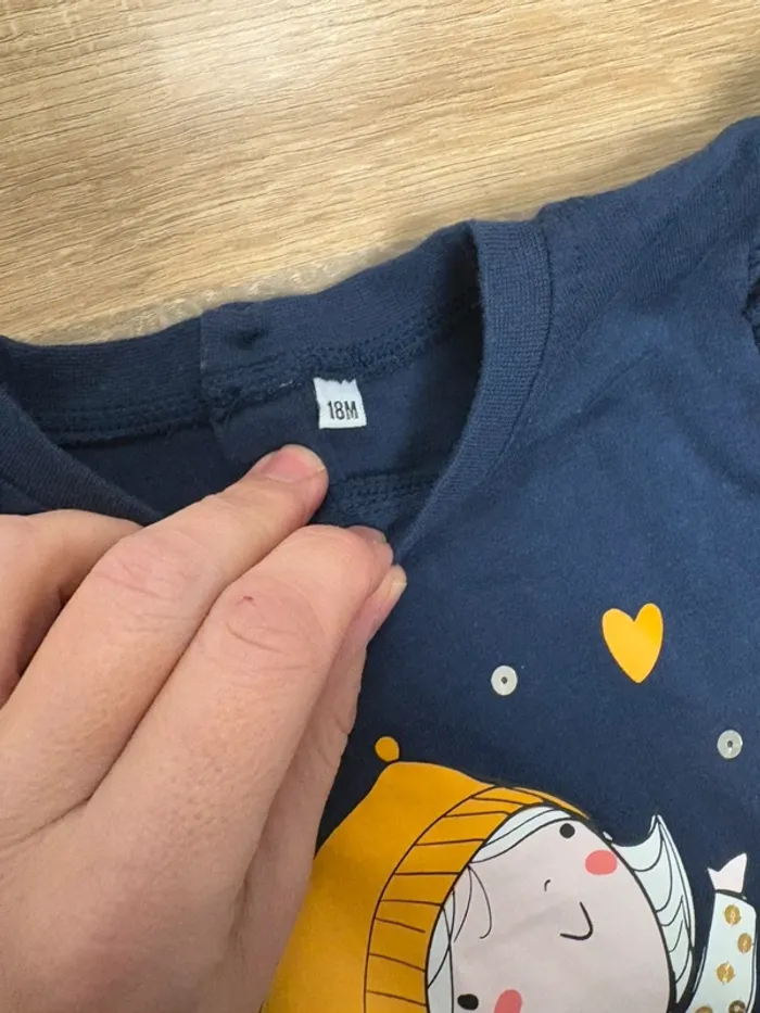 Lot t-shirts ML 18 mois - photo numéro 12