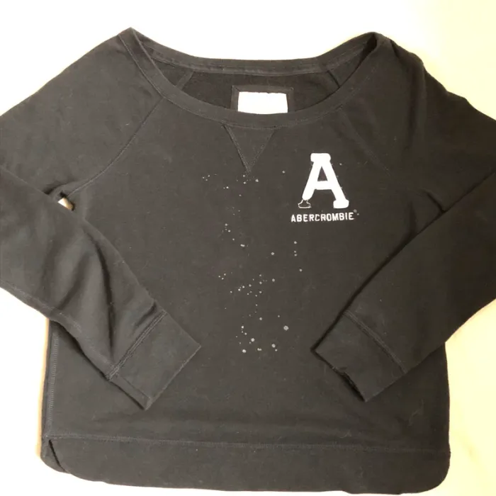 Sweat Abercrombie marine sans capuche - photo numéro 4