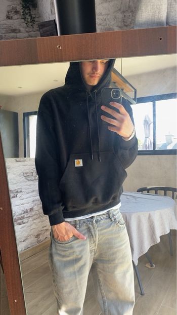 Pull à Capuche - Carhartt - Noir - Taille M