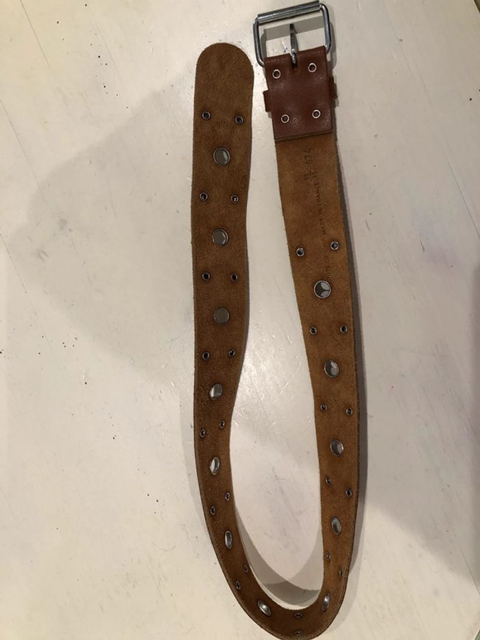 Ceinture cuir taille 30/75 Croûte de cuir  Made in - photo numéro 12