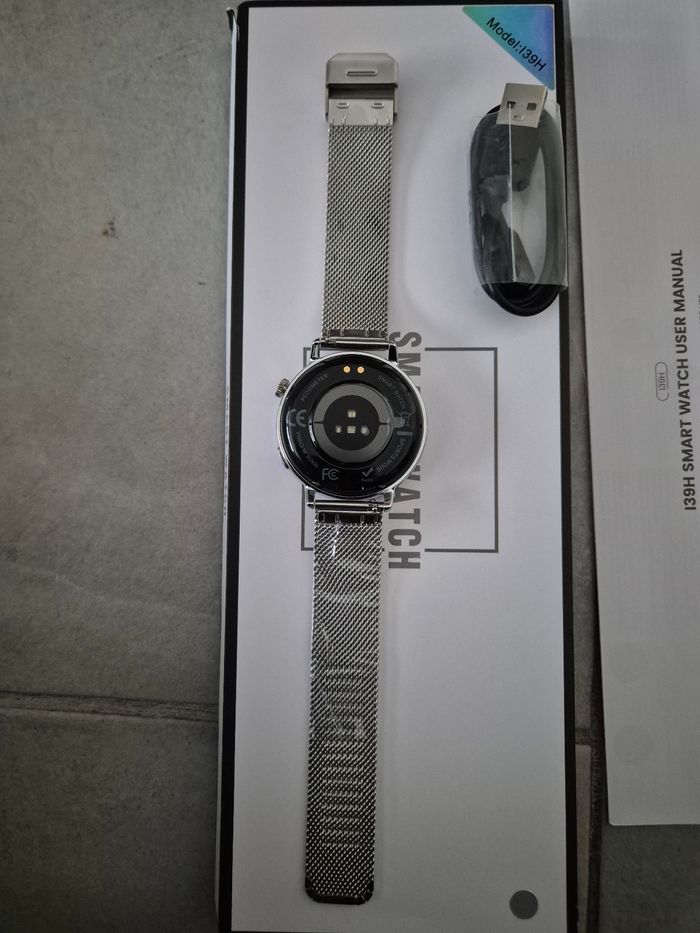 Montre Connectée Femme - I39H - 1.32" HD - Fréquence Cardiaque - 20 Modes Sportifs - SpO2 - Argent - photo numéro 4