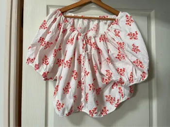Blouse manche à ballon taille XL- très bon état