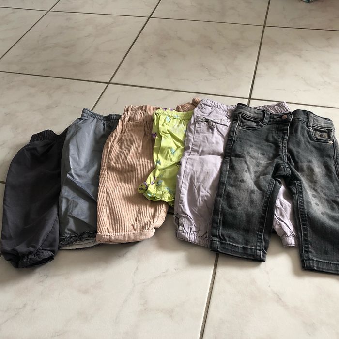 Lot de 6 pantalons taille 6 mois