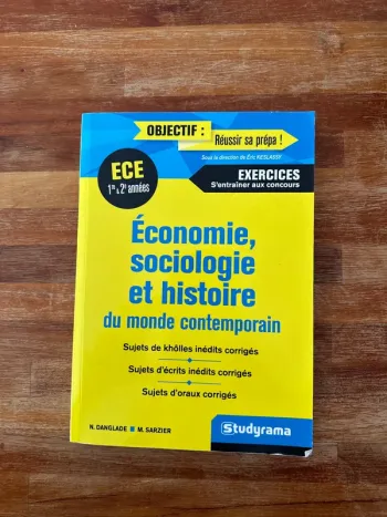 Livre économie, sociologie et histoire du monde contemporain
