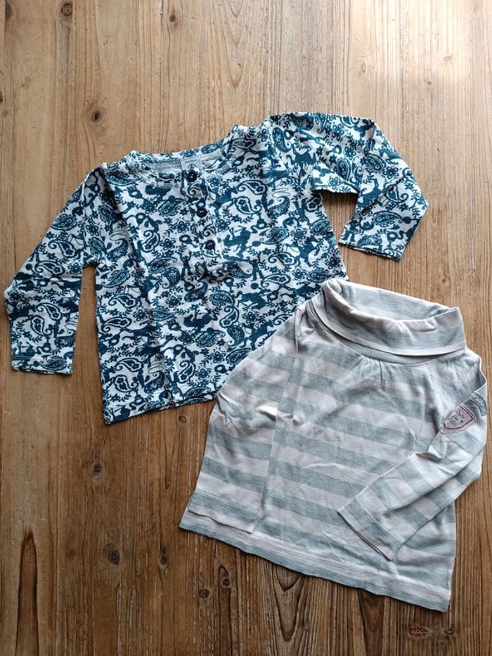 Lot de 2 hauts 2 ans fille Petit Bateau