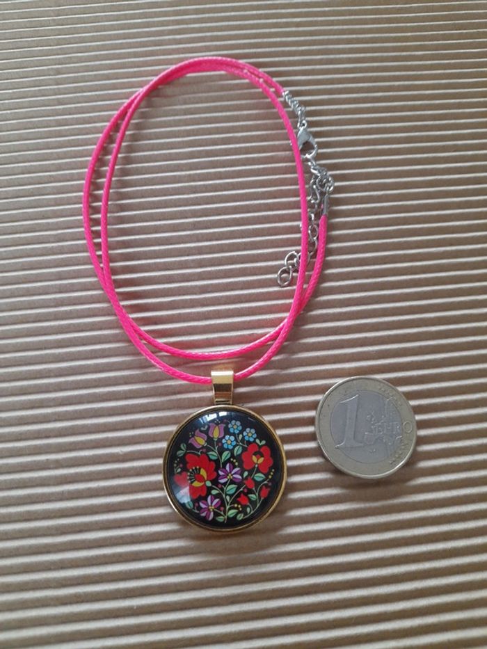 Collier fleurs polonaises - photo numéro 3