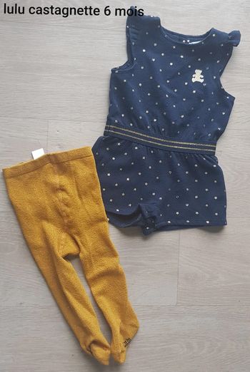 Combishort et collant Lulu castagnette