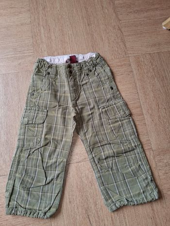 Pantalon facon treillis