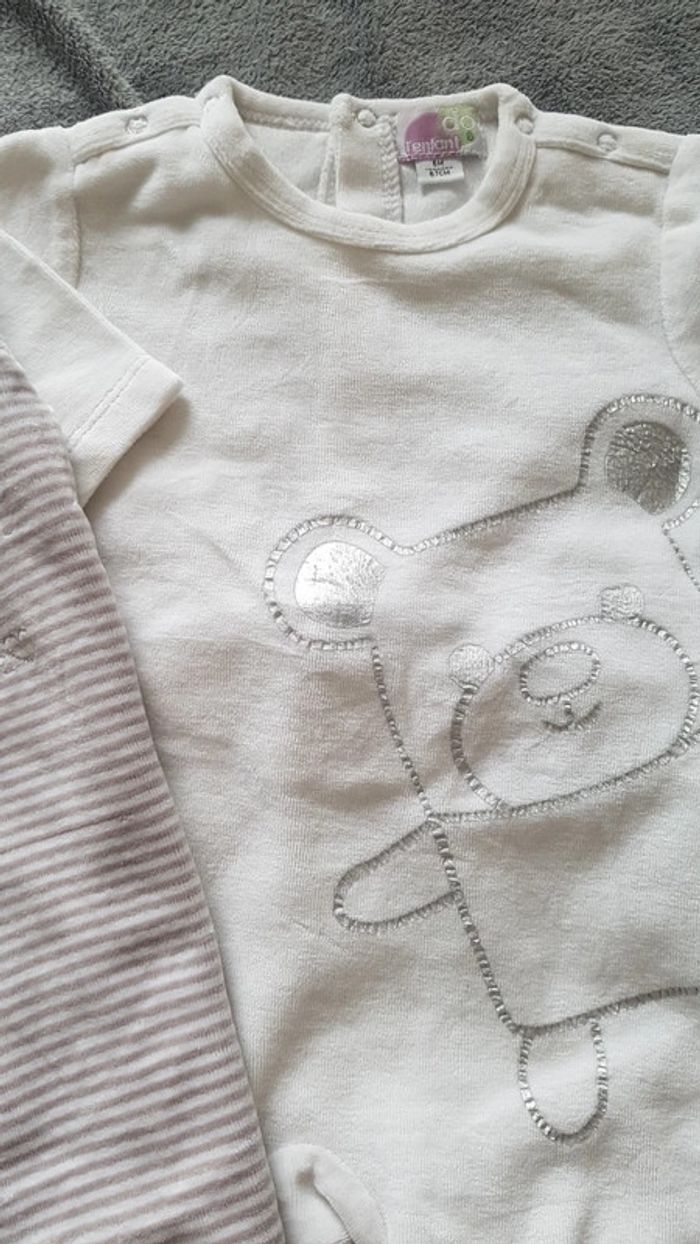 Lot 2 pyjamas 6 mois - photo numéro 2