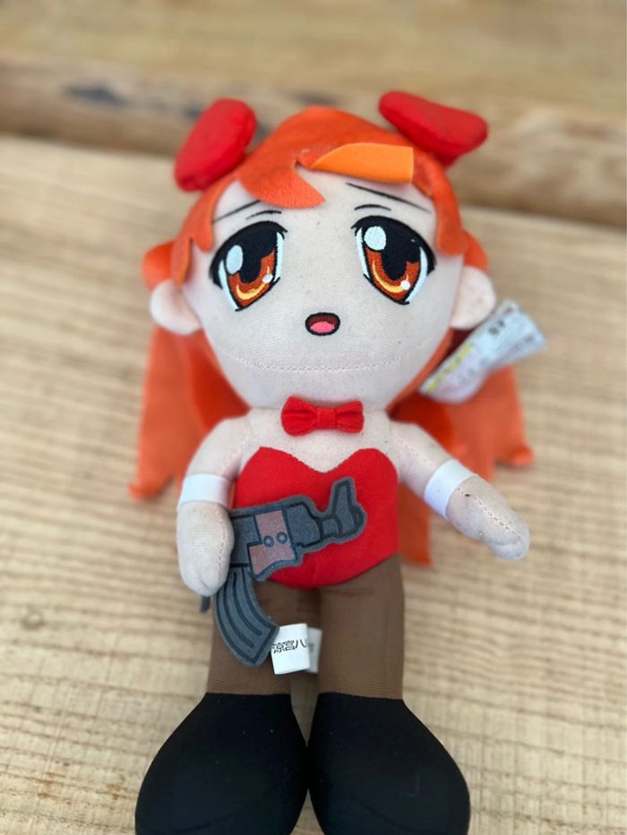 Peluche manga animé japan neuve mikuru asahina neuf poupée orange - photo numéro 2