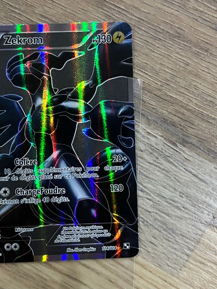 Carte Pokémon Zekrom BLW 114 - photo numéro 9