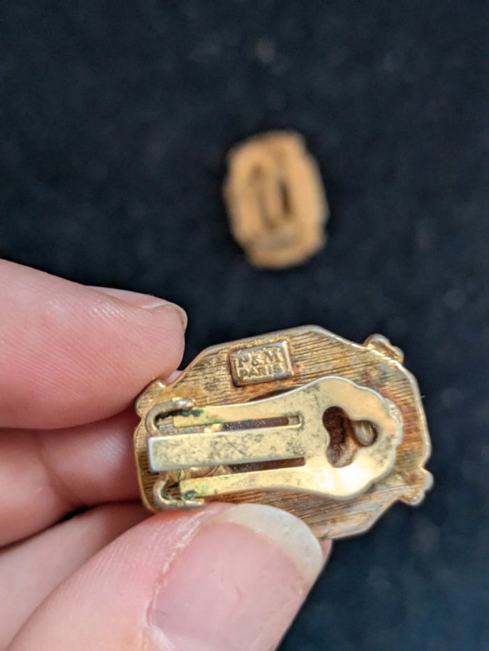 Boucles d'oreilles signées P&M - photo numéro 3