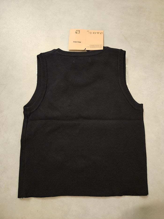 Débardeur Miu Miu noir rouge 🍒 - photo numéro 8
