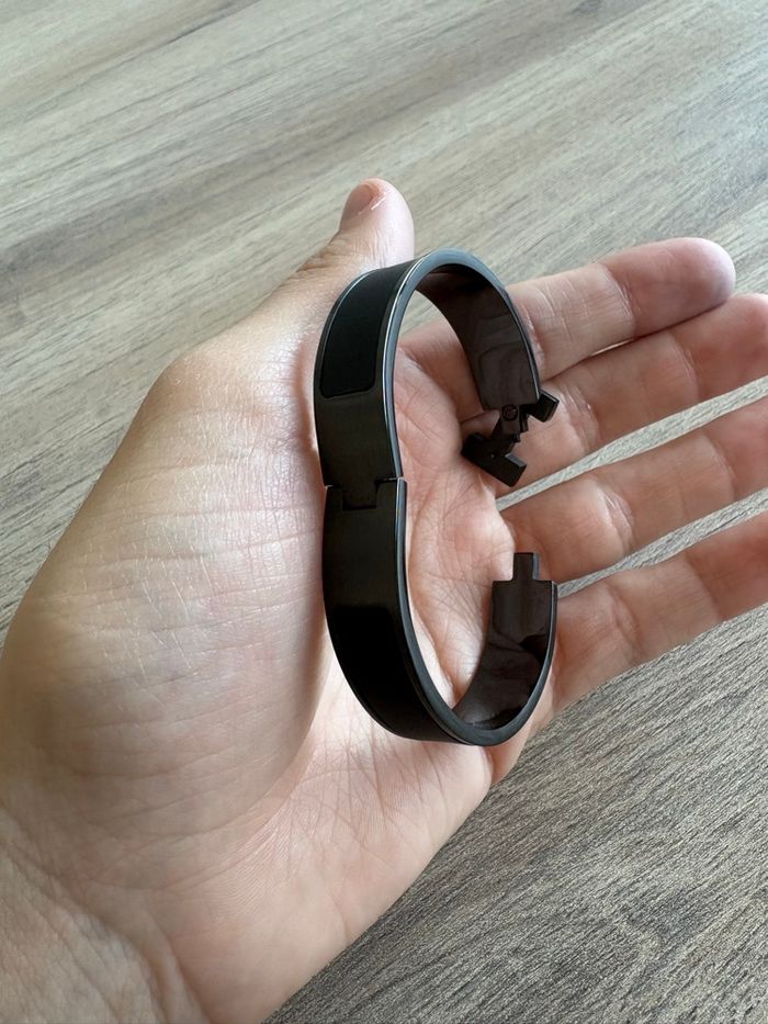 Bracelet hermes noir homme - photo numéro 7