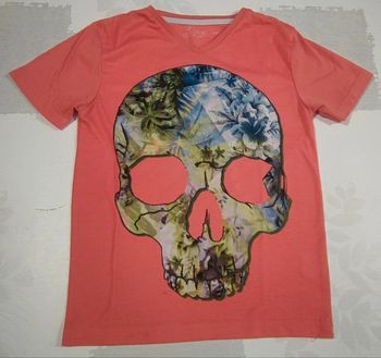 T-shirt imprimé tête de mort T: 10 ans