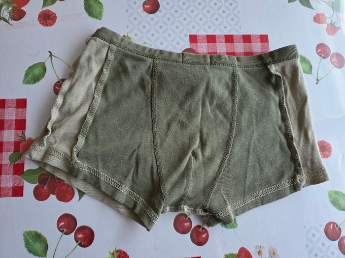 BOXER GARÇON RESTO VERSO ET INTÉRIEUR TAILLE 6/8ANS MARQUE ENVOG COULEUR KAKI - photo numéro 2