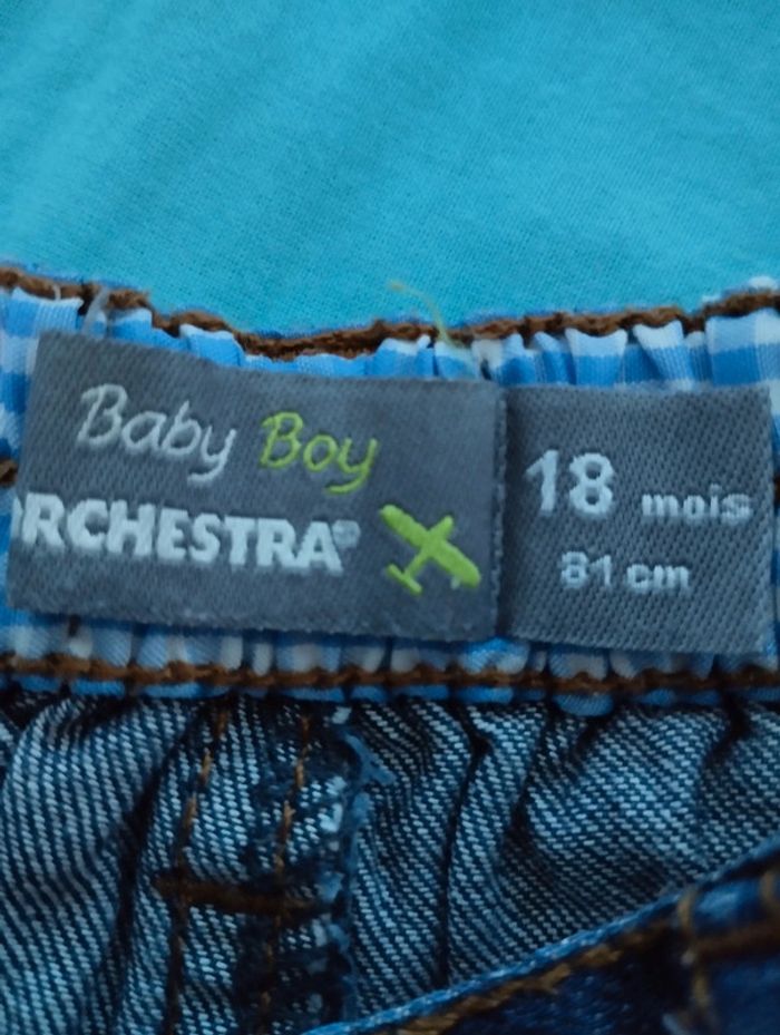 Short en jean 18mois - photo numéro 3