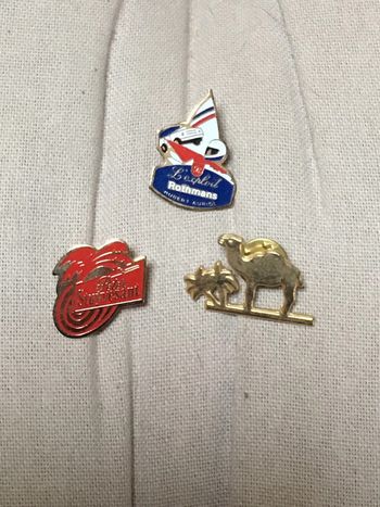 Lot de 3 pin’s