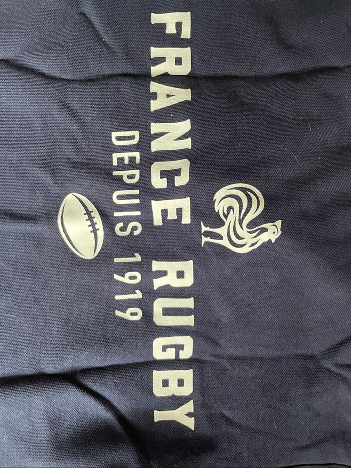 Polo rugby bleu 10 ans - photo numéro 5