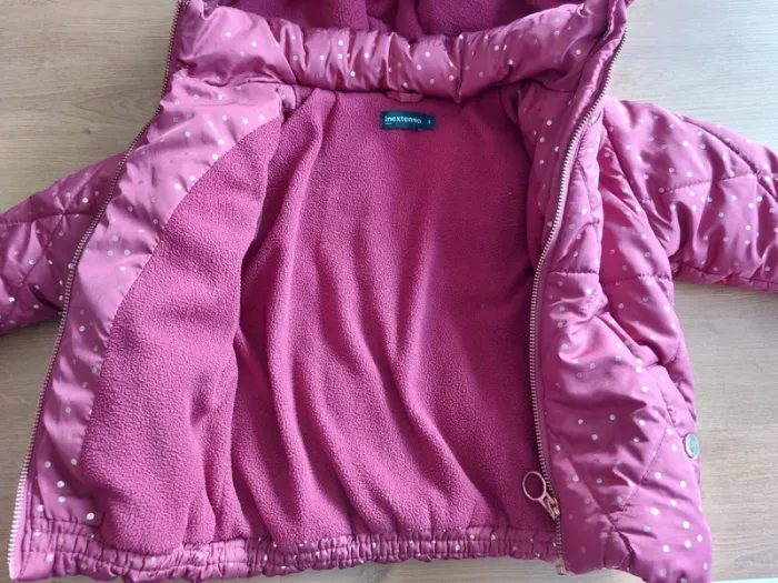 Doudoune bordeaux fuschia - photo numéro 4