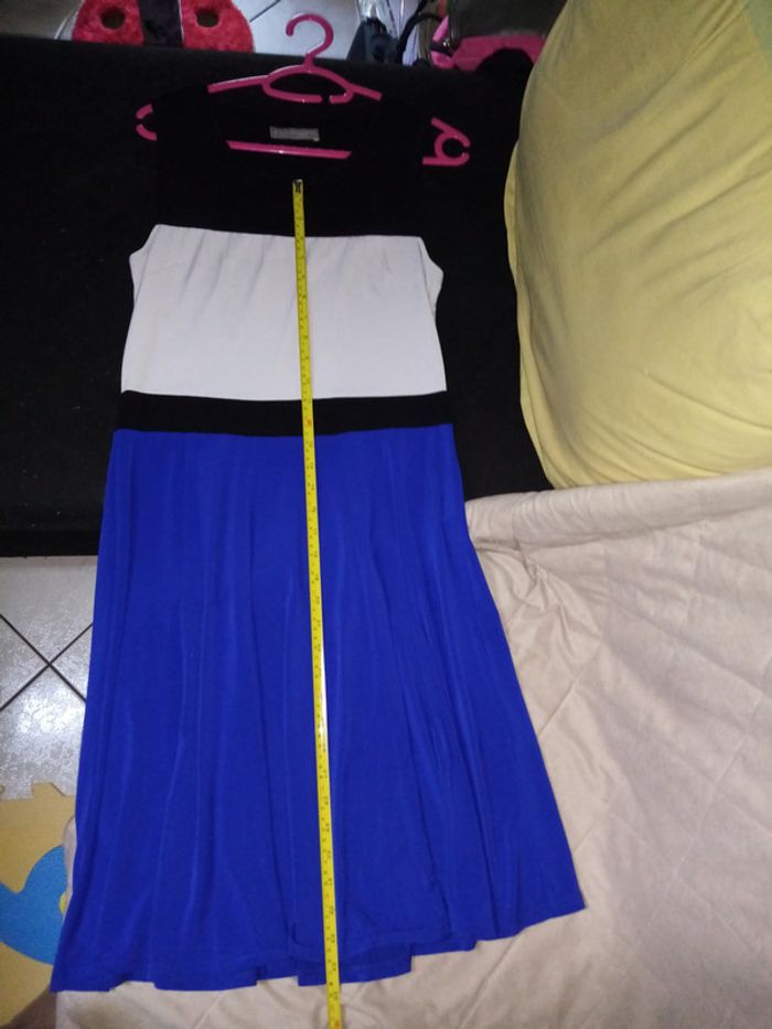 Robe bleue noire et blanche T4 Jennyfer - photo numéro 9