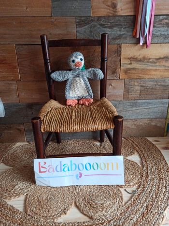 Doudou pingouin crochet tbe