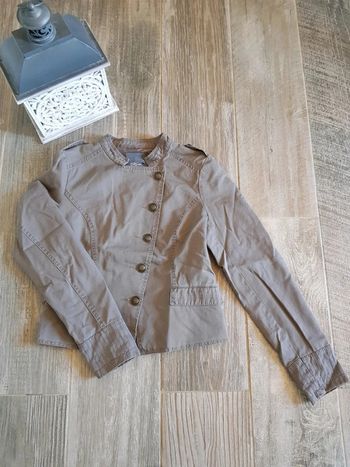 Veste kaki style militaire chic