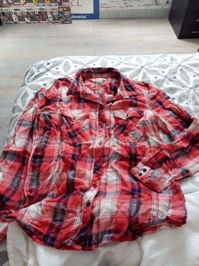 Chemise à carreaux
