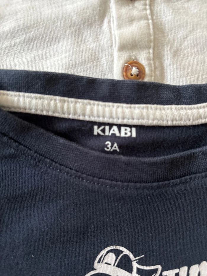 Lot 5 T-shirts et polo Kiabi 3 ans - photo numéro 2