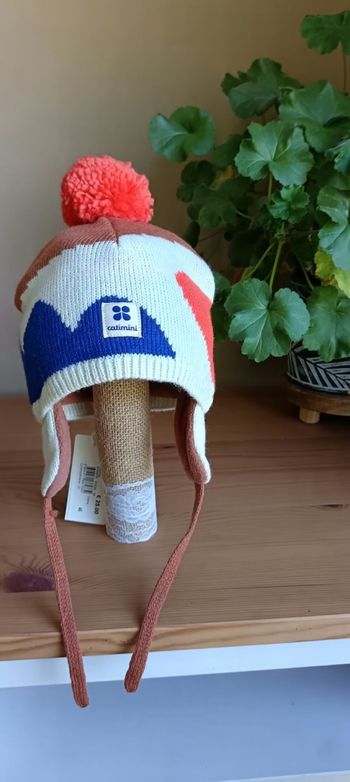 Bonnet aviateur a pompon Catimini