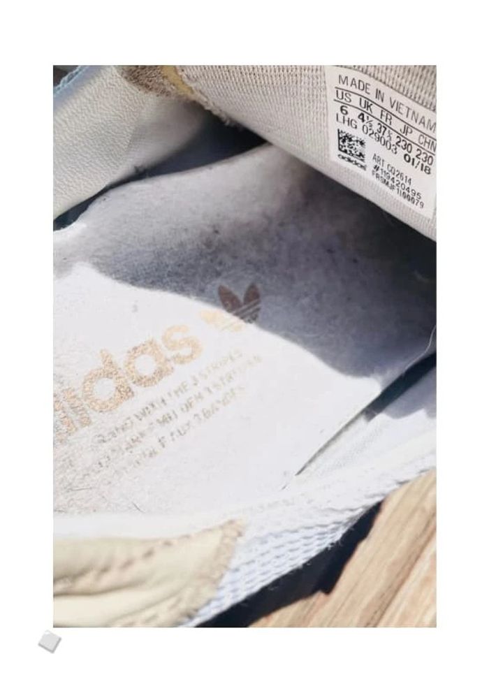 Basket femme blanche adidas - taille 37 - photo numéro 8