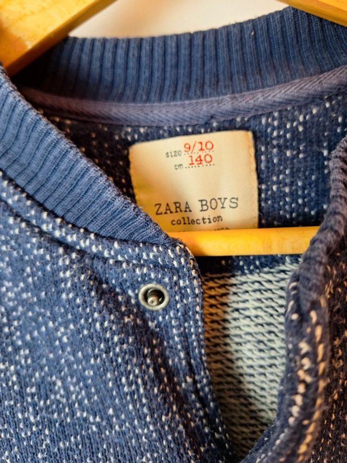 Veste/gilet bleu garçon 9/10 ans Zara kids - photo numéro 4