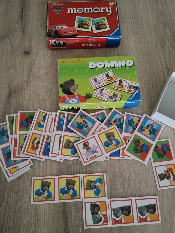 Lot jeux société memory et domino - photo numéro 2