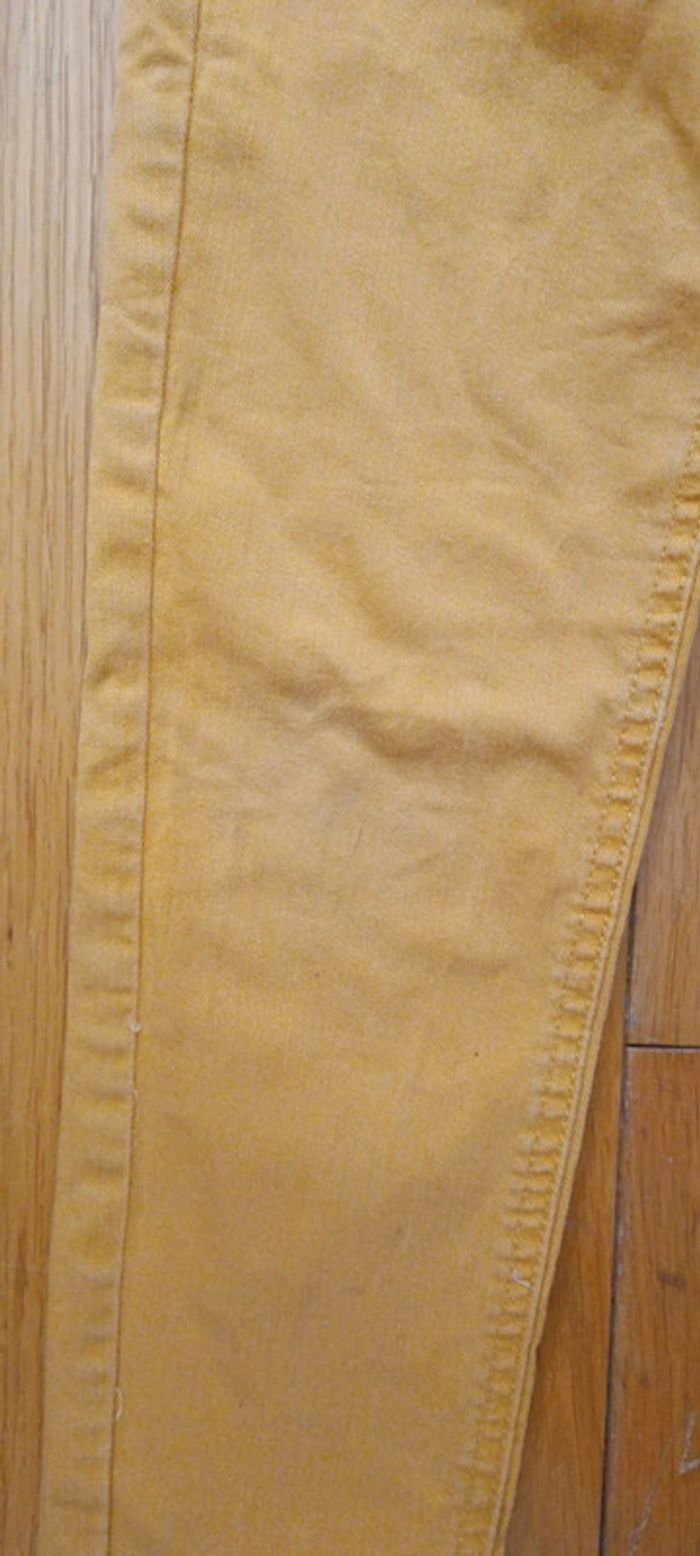 Jeans jaune DPAM 10 ans réglable à la taille - photo numéro 3