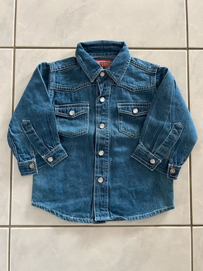 Chemise jeans 18 mois