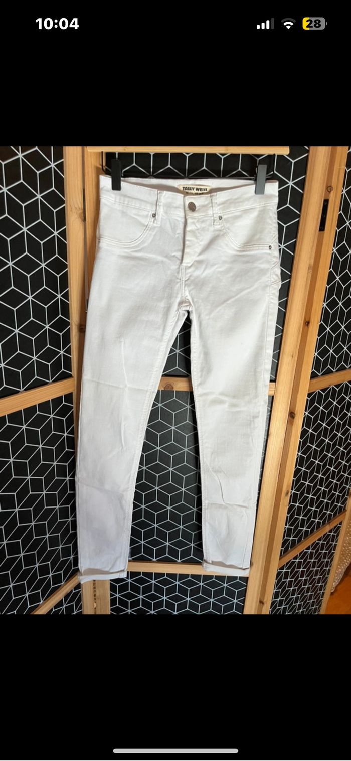 Pantalon blanc femme 36/38
