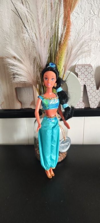 Poupée neuf mannequin barbie jasmine Disneyland Paris collection