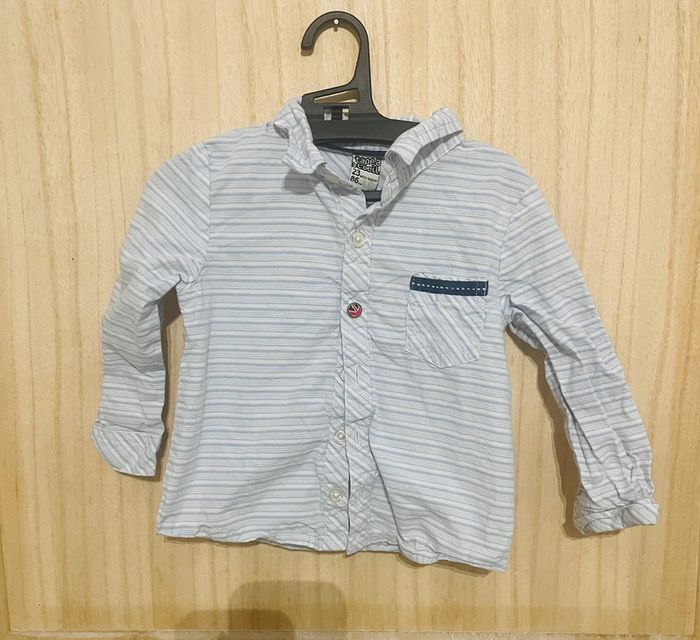 Chemise manches longues 23 mois tape à l’œil