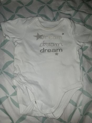 Body blanc manches courtes