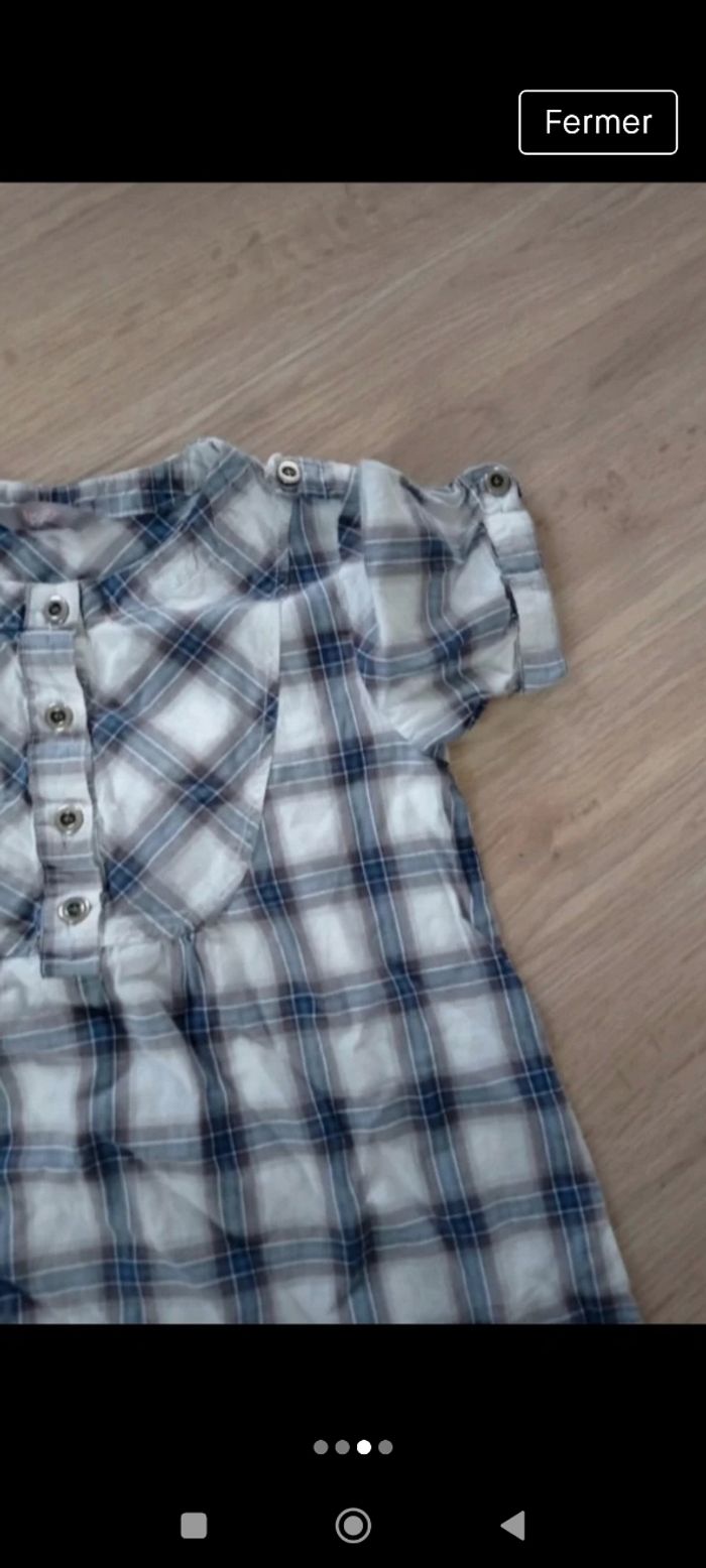 Tunique fille chemise 10 ans - photo numéro 4