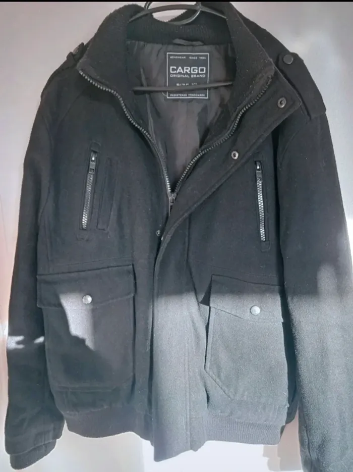 Manteau noir pour homme