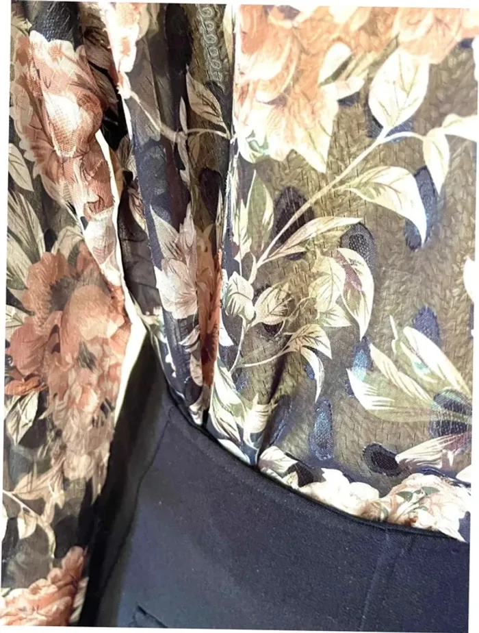Sublime Haut manche longue Transparent Floral Sophyline taille M/L - photo numéro 6