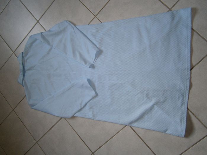 Robe de chambre été bleu ciel Taille 40 - photo numéro 5